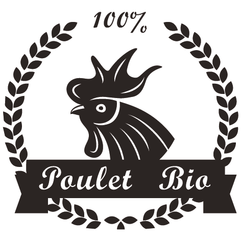 Sticker poulet bio